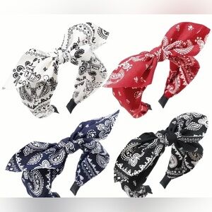 Paisley Print Headbands Set